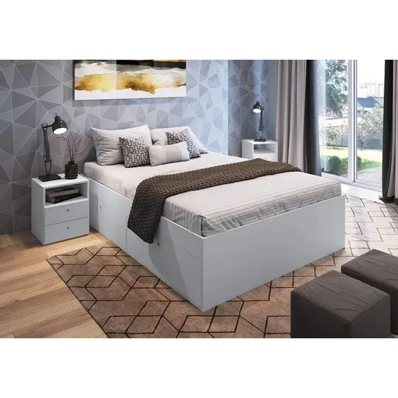 Juego Dormitorio Mod. Luisana C/ Gavetas/mesas De Noche