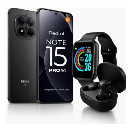 Xiaomi Note 15 Pro 5g Dual Sim 256gb 8gb Ram Nfc Negro Noturno