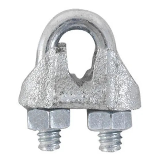 100p Nudo Galvanizado Perro Ranurado Cable Maleable Dogotuls