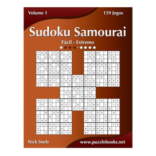 Libro: Sudoku Samurai Fácil Ao Extremo Volume 1 159 Jogos Libro: Sudoku Samurai Fácil Ao Extremo Volume 1 159 Jogos
