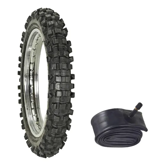 Kit Cubierta 110/90-19 F897 Hf + Camara 350-19 Hfk Reforzada