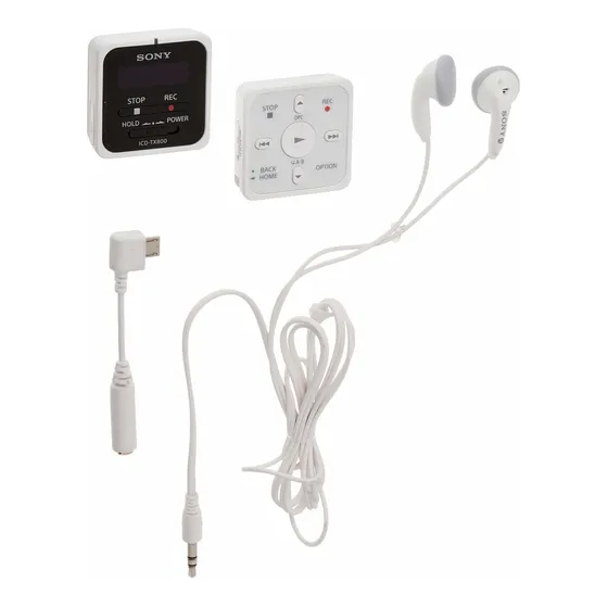 Sony Tx800 Grabadora Voz Digital Mando Distancia Icd-tx800 W