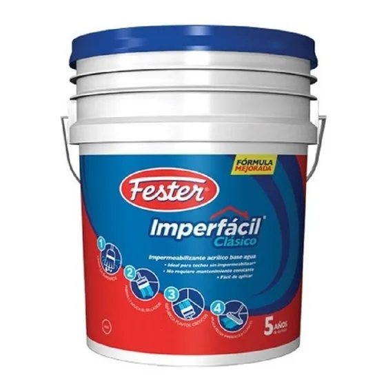 Imperfacil Fester Impermeabilizante Acrílico Base Agua 19 L