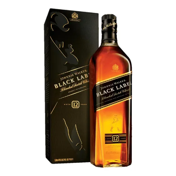 Johnnie Walker Black.. Johnnie Negro Codigo Qr Y Sello