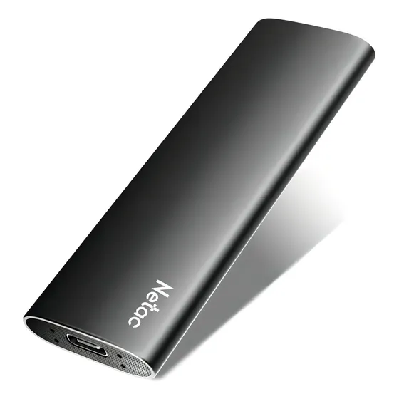 Ssd Externo 1tb Z Slim Usb 3.2 Netac Ps5 Ps4 Xbox Series Cor Preto
