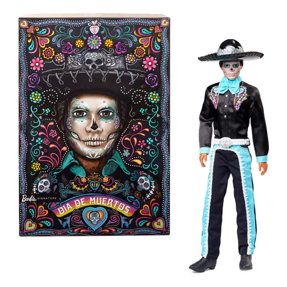 Boneco Ken Dia De Los Muertos Barbie Signature Mattel Hrm73