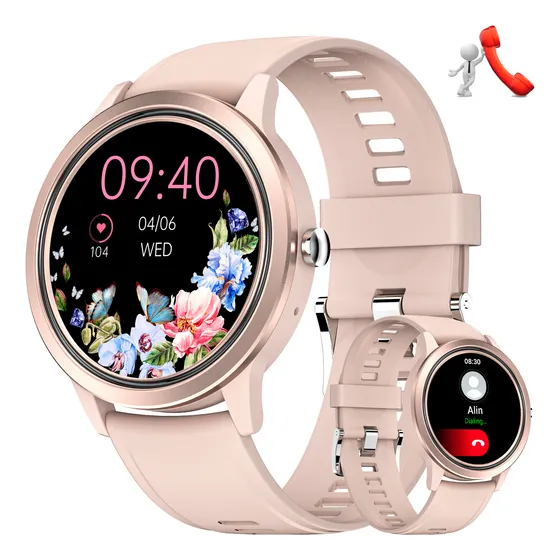 Smartwatch Eigiis (marcar/responder Llamadas) Para Mujeres