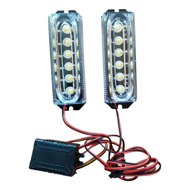 Luces Strobo Multifuncional Diversos Colores 6 Led 12v Par