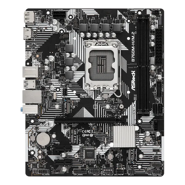 Motherboard Asrock Placa Base Gamer B760m-h/m.2 Intel B760