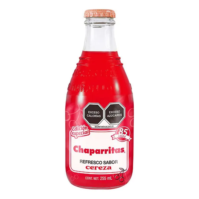Refresco Chaparrita Cereza Botella De Vidrio 255ml