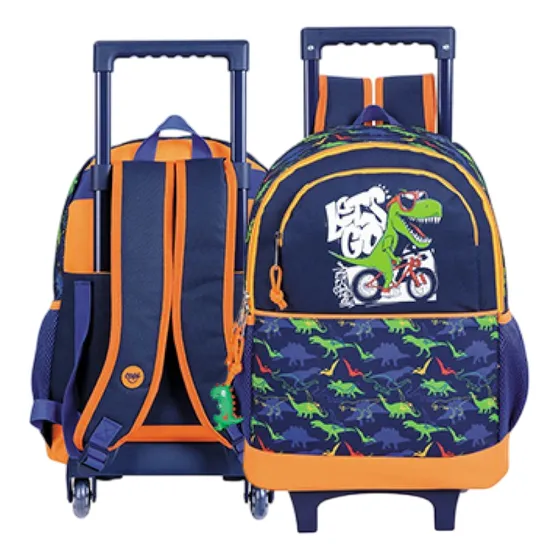 Bolso / Morral Con Ruedas Dino Bike Capi