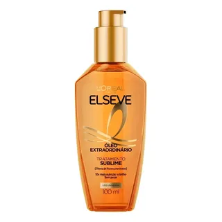 L'Oréal Paris Elseve Óleo Extraordinário 100ml - Leave In Anti Frizz Protetor Térmico Tratamento Reconstrutor Para Todos Os Tipos De Cabelo