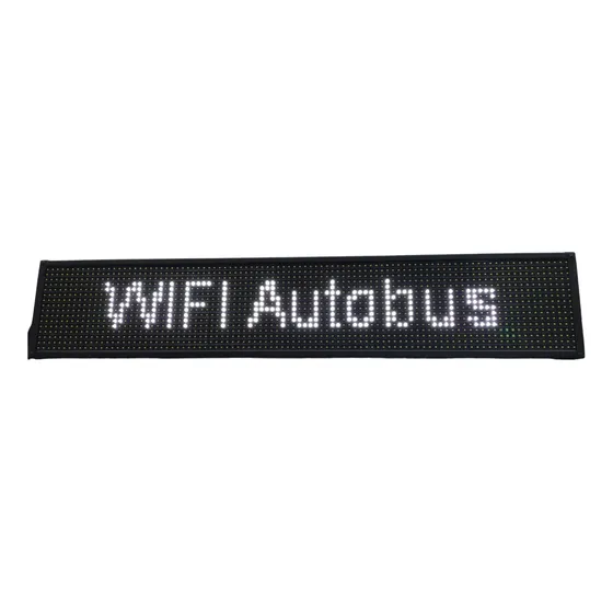 Guía Pantalla Letrero Led Programable Para Autobús Wifi