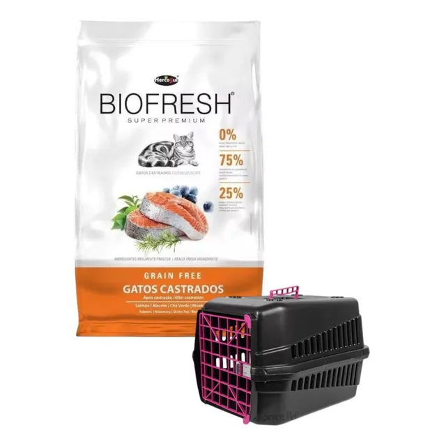 Alimento Biofresh + Regalo, Gato Adulto Castrado Salmón 7,5k