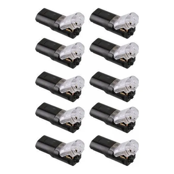 Conectores De Fio Led Plugáveis 2x10x Fio Compacto De Baixa