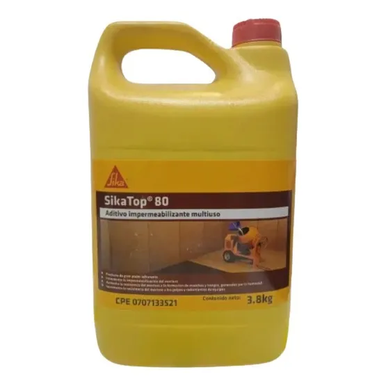 Sika Top 80 Garrafa De 3.8 Litros 