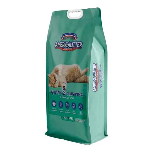 Arena Sanitaria Para Gato America Litter Quick Clumping 15kg