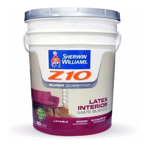 Latex Z10 Interior Supercubritivo Antihongo 20 Lt Prestigio