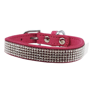 Collar Mascota Gato Rosa Diamantes Extra Chico Collar Mascota Gato Rosa Diamantes Extra Chico