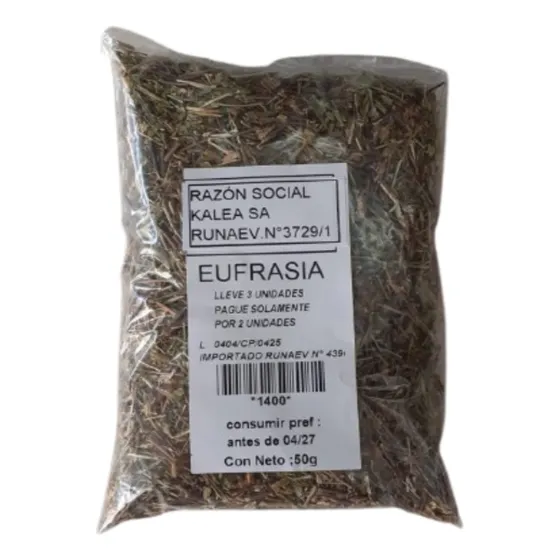 Eufrasia 50 G Lleve 3 X2 Precio Por Unidad