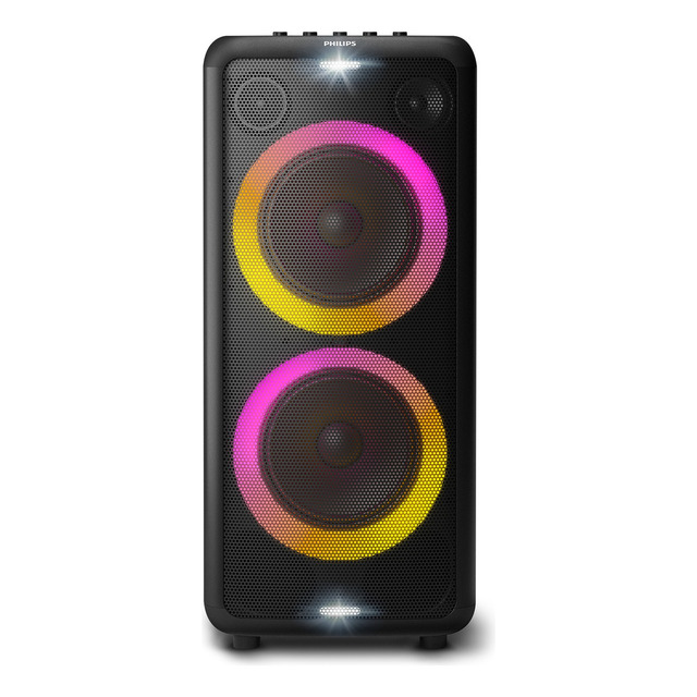 Caixa De Som Bluetooth Tax5208/78 1600w Philips Preto Caixa De Som Bluetooth Tax5208/78 1600w Philips Preto
