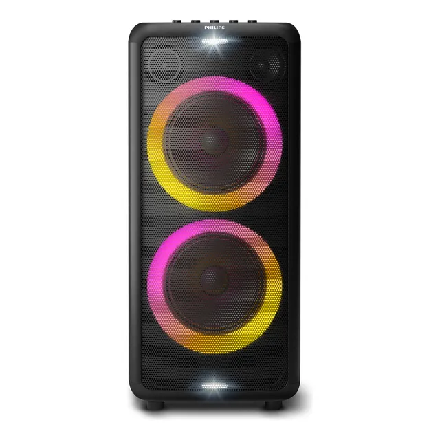 Caixa De Som Bluetooth Tax5208/78 1600w Philips Preto Caixa De Som Bluetooth Tax5208/78 1600w Philips Preto