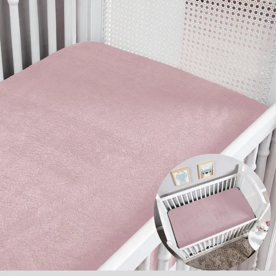 Combo 2 Lençóis Plush De Berço - Manta Soft Com Elástico