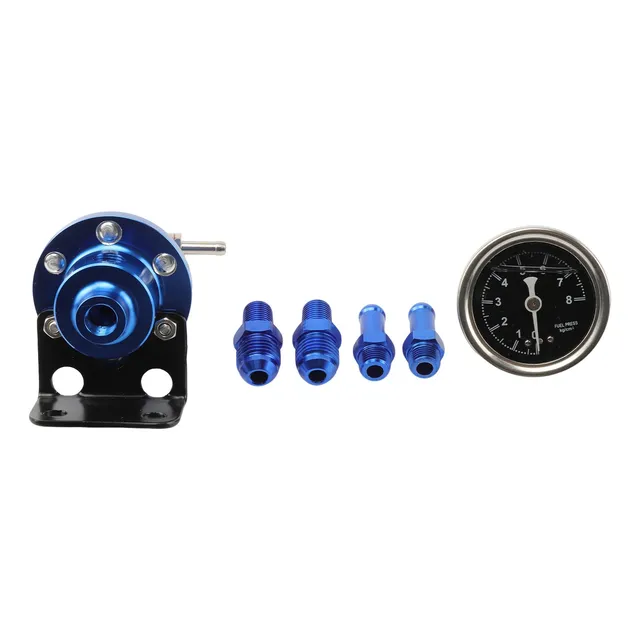 Regulador De Presión De Gasolina Universal Aluminio 4 Cil