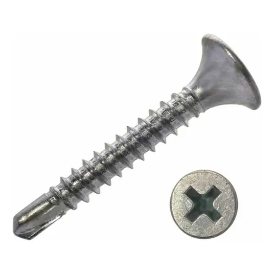 Tornillo Volcanita P.broca Zn 6x2 500un