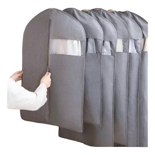 Pack 2 Funda Porta Cubre Traje Con Cierre 60x100 Pack 2 Funda Porta Cubre Traje Con Cierre 60x100