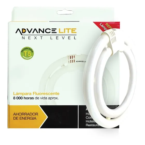 3 Piezas Luminario Circular Fluorescente De 55w T5 G10q