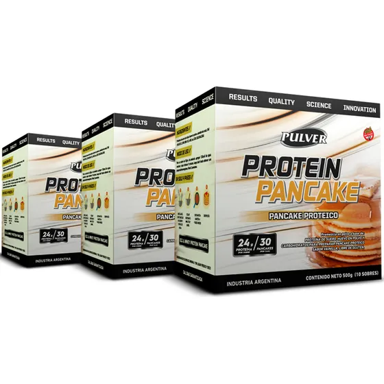 Panqueque Proteico Pulver Proteinas Leche Huevo Energia
