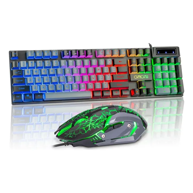Teclado De Juego De Juegos Chonchow Y Llave De Iluminación D