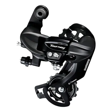 Câmbio Shimano Traseiro Tourney Rd-ty300 6 7 8v S/ Gancheira Preto