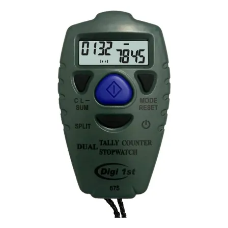 Cronómetro Tc875 Y Contador Dual Blanco