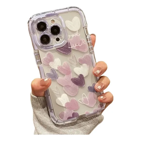 Funda Case Alta Calidad Moda Tpu Transparente Para iPhone 