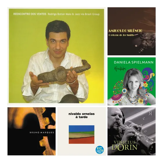 Saxofonistas Diversos / Jazz (combo C/ 6 Cds)