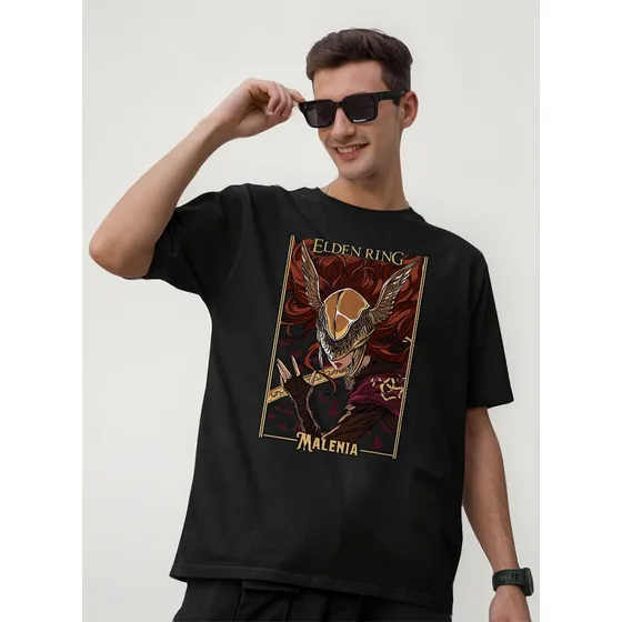 Camiseta Básica Algodão Game Elden Ring Malenia Unissex