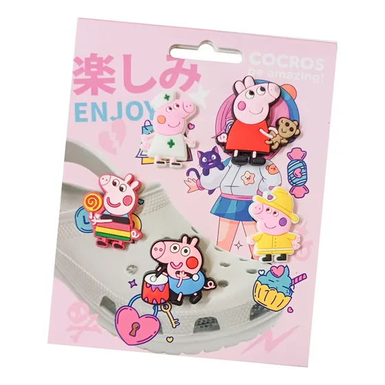 Set X5 Pins Para Crocs Cocros Prendedores Personajes