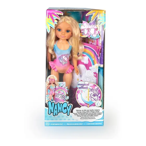 Nancy Un Dia Con Toalla Magica Muñeca 43cm Famosa