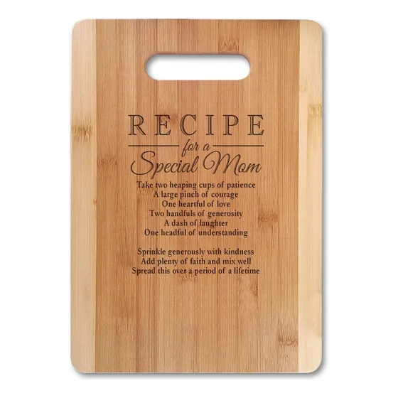 Tabla Cortar Bambu Beige 11  Ancho X 14  Largo Core Kitchen
