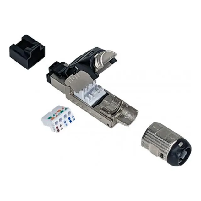 Conector De Campo Ftp Rj45 Cat 6a Industrial Blindado Manual