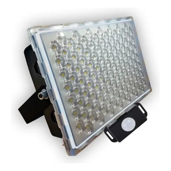 Reflector Proyector Led 100w Sensor De Movimiento 10mts Ip67