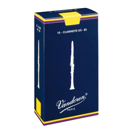 Vandoren Tradicional Cañas Para Clarinete Sib - 10 Cañas