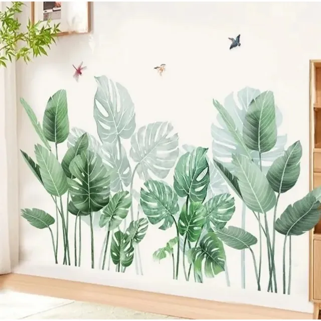 Hojas Monstera Decorativas Sticker Adhesivo Vinilo