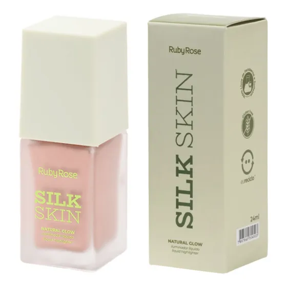 Iluminador Líquido Glow Silk Skin Ruby Rose Hbf1601