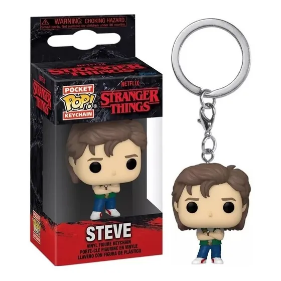 Steve Funko Pop Stranger Things Llavero