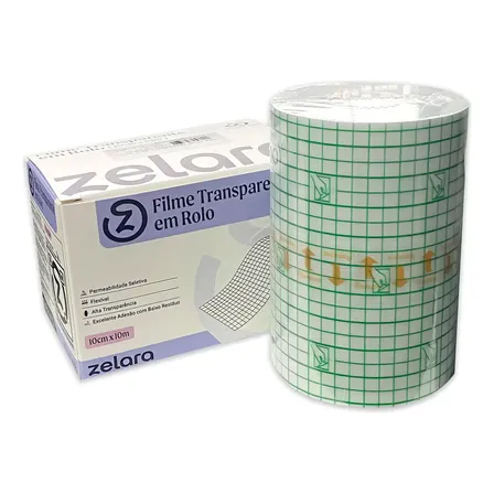Curativo Filme Transparente 10cmx10mts - Zelara