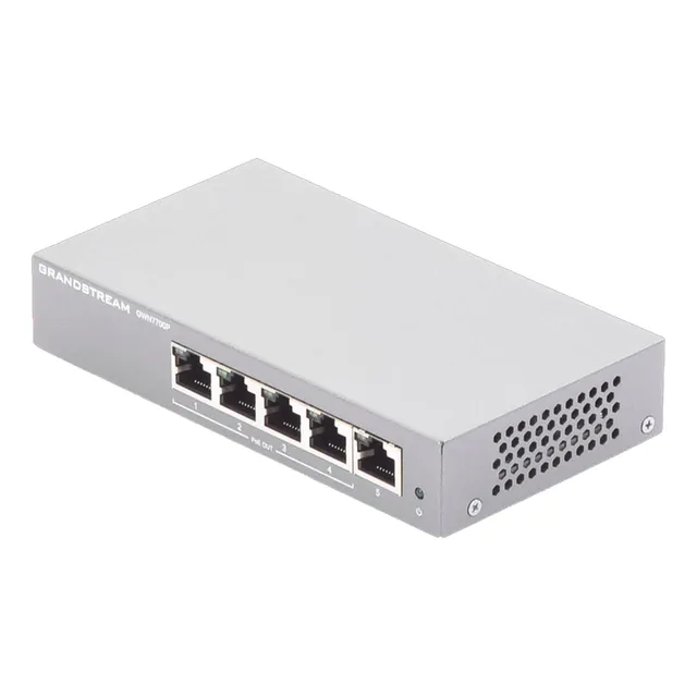 Conmutador Giga 5 Puertos 4 Puertos Poe