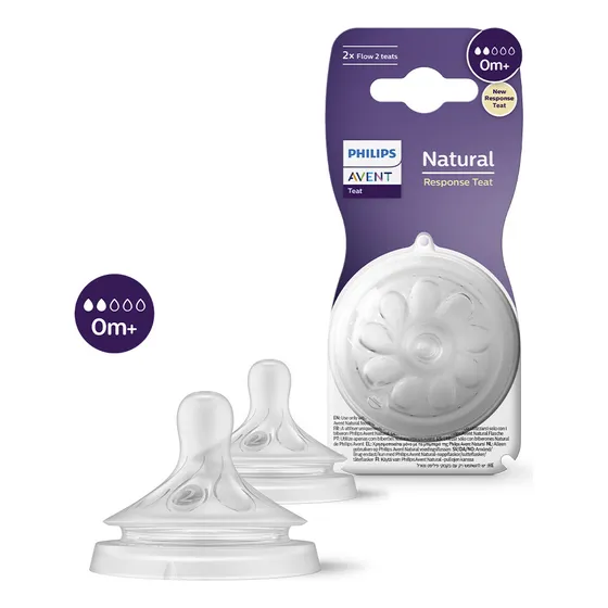 Tetinas Natural Response Philips Avent Scy962/02 0m+ Flujo 2